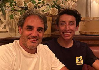 Juan Pablo Montoya, feliz de conocer a Egan: