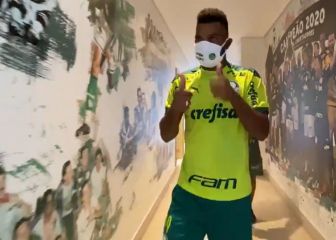 Borja regresa a Palmeiras: Así le dan la bienvenida