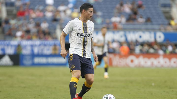 James Rodríguez, volante colombiano del Everton