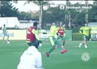Borja quiere la titular en Palmeiras: Golazo en práctica