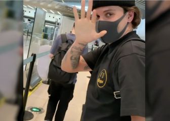Juanfer regresa a Colombia y se despide de su amigo