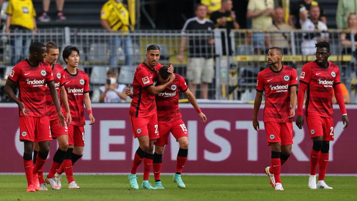 Santos Borré, jugador del Eintracht Frankfurt
