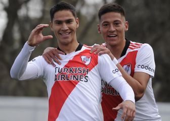 Londoño anota con la reserva de River, pero sale lesionado