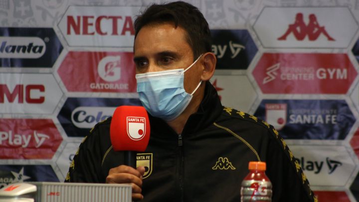 Grigori Méndez, Francisco Delgado y Leider Preciado, fueron presentados como nuevo cuerpo técnico de Santa Fe y tienen claro el ADN Cardenal.