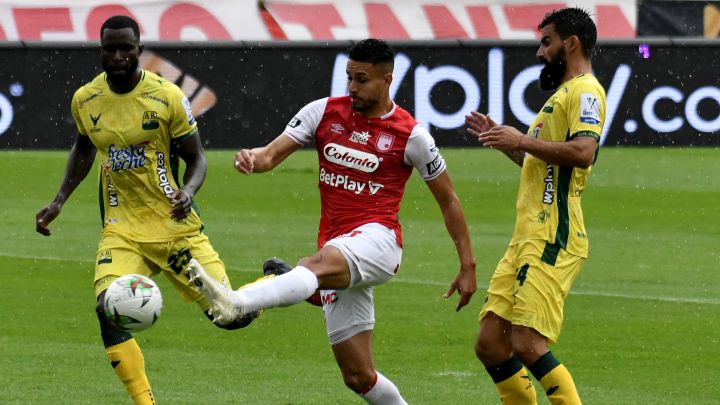 Santa Fe - Bucaramanga, partido de ida de los octavos de final de la Copa BetPlay que se jugará este jueves 26 de agosto en El Campín a partir de las 2 p.m.