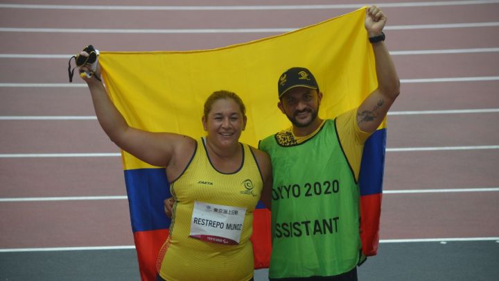 Yesenia Restrepo, medalla de bronce en los Paralímpicos