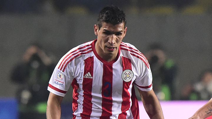 Marcos Cáceres, defensa de Paraguay