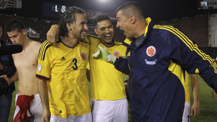 Selección Colombia en Paraguay