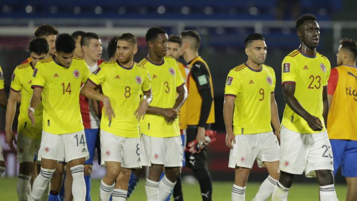 Jugadores de la Selección Colombia