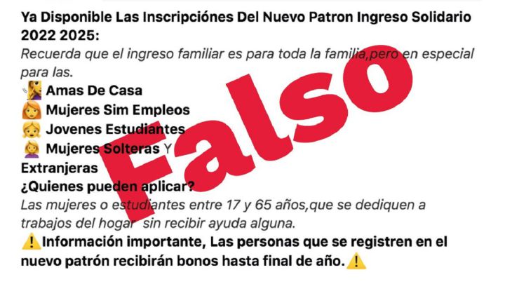 Ingreso Solidario falso: en qué consiste la estafa y a quiénes va dirigido