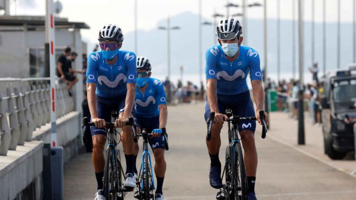 Corredores del Movistar Team