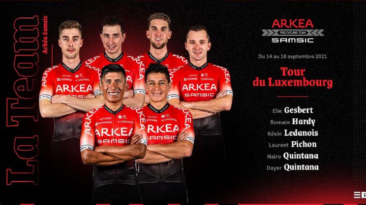 Nairo Quintana estará en el Tour de Luxemburgo con el Arkéa-Samsic, el colombiano comandará su equipo en la competencia desde este martes 14 de septiembre.