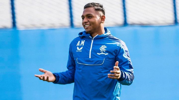 Alfredo Morelos quedó lesionado después del partido de Rangers ante Lyon por Europa League y Gerrard lo pone en duda para el fin de semana por Liga.