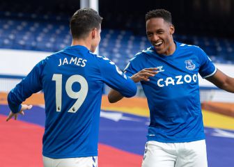 Yerry Mina despide a James y le desea éxitos en lo que viene