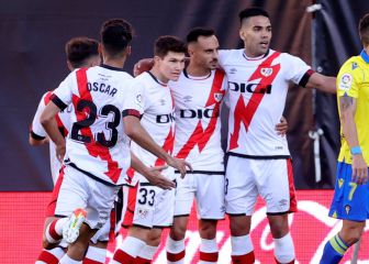 Falcao está imparable: gol en victoria del Rayo ante Cádiz