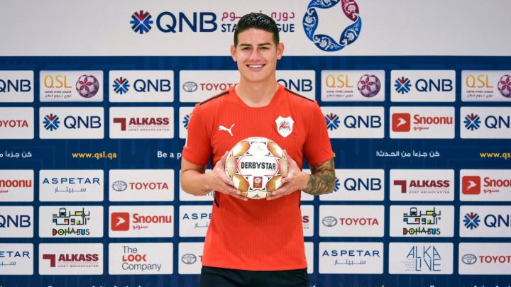 James Rodríguez habló sobre sus objetivos con Al Rayyan en la Liga de Qatar.