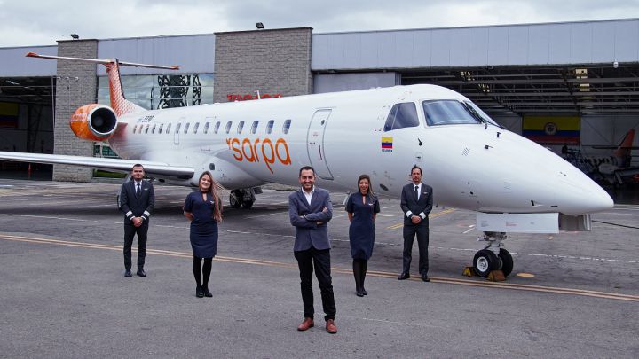 Así es Sarpa, la nueva aerolínea que competirá en el mercado de vuelos comerciales en Colombia