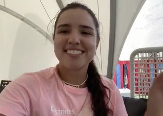 María Camila Osorio y su alegría tras vencer a Svitolina
