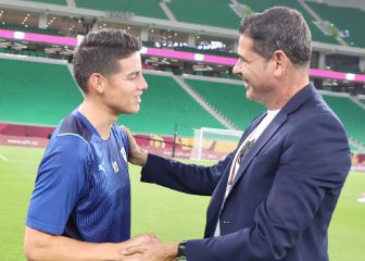 James recibe visita de Hierro antes de la final ante Al Sadd