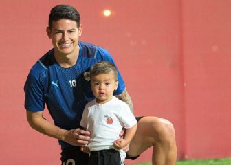 James Rodríguez celebra cumpleaños de su hijo Samuel