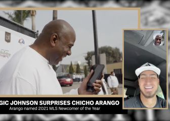 Magic Johnson sorprende a Chicho Arango con un noticia