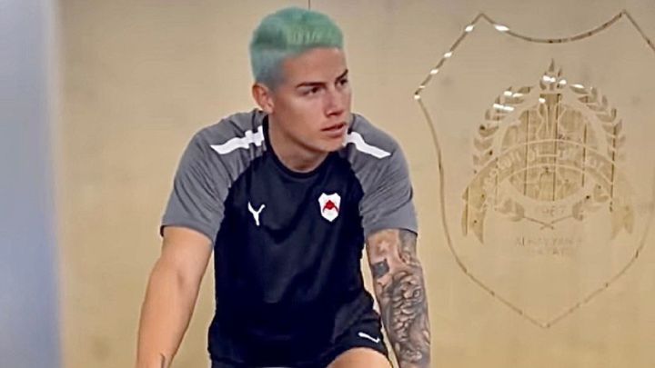 James Rodríguez, volante colombiano del Al Rayyan