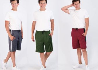 Versátil y transpirable: así es este 'pack' de pantalonetas deportivas para hombre