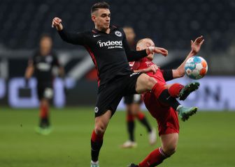Borré, presente en derrota de Frankfurt y listo para Selección