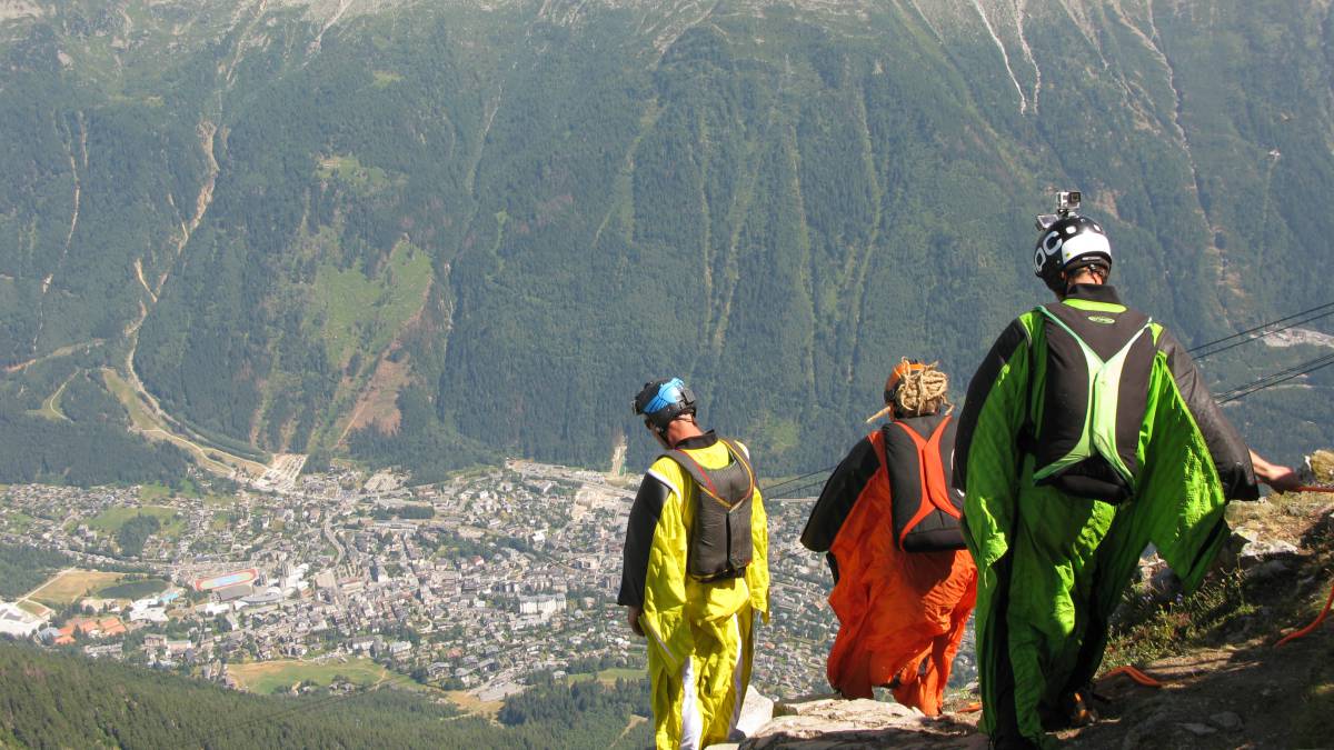 Prohibidos los saltos de Wingsuit en Chamonix
