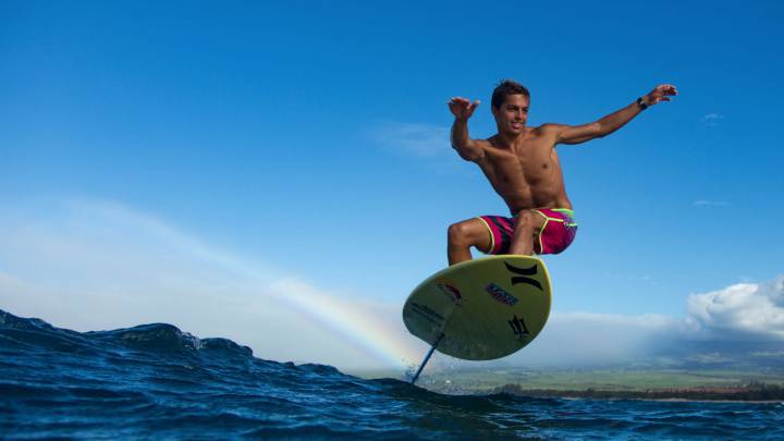 Kai Lenny, hydrofoil surf