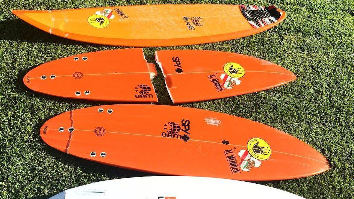 Tablas surf rotas Alex Gray American Airlines