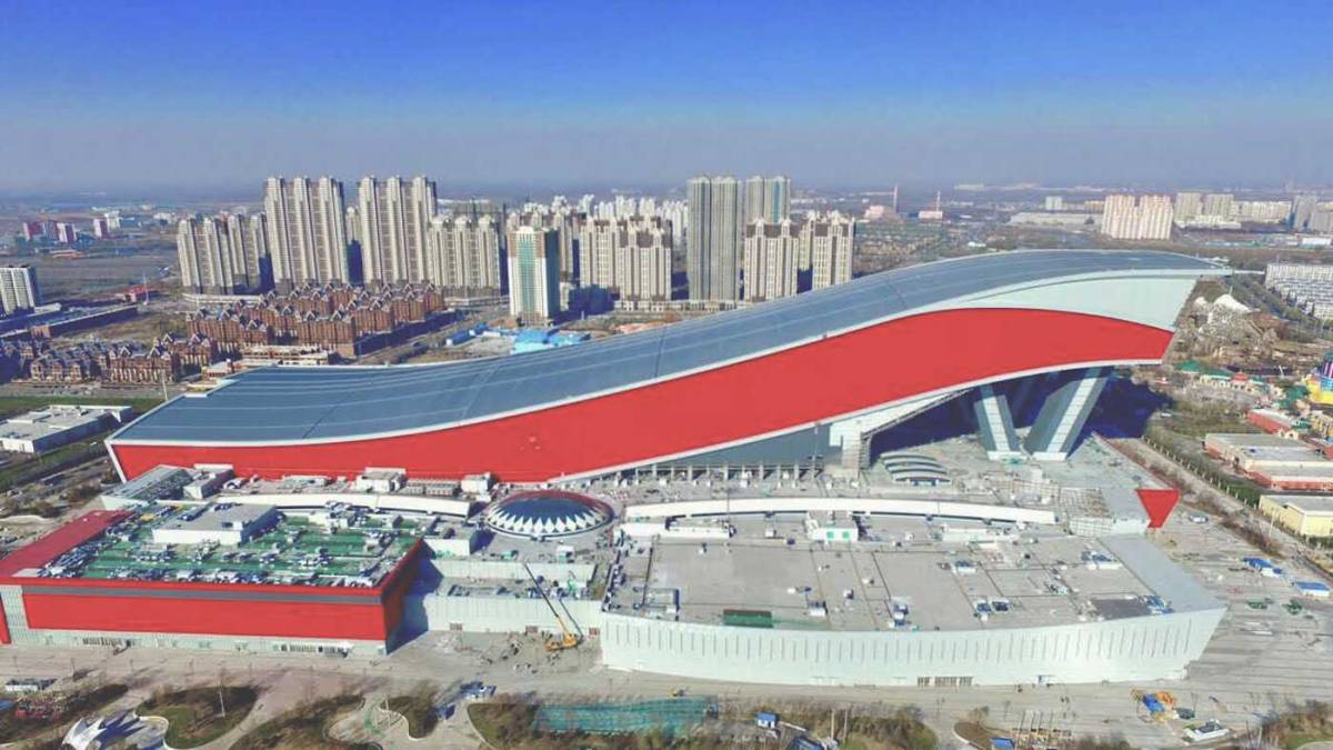 Pista de esquí indoor más grande del mundo en Harbin, grupo Wanda
