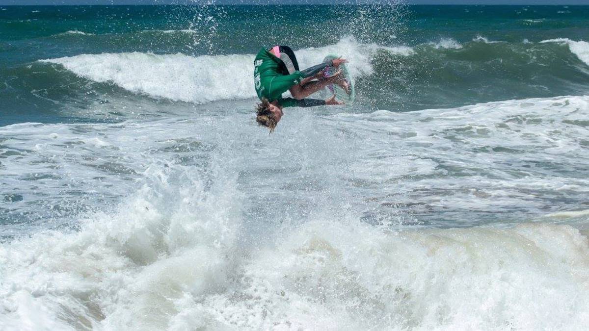 Blair Conklin, ganador del Internacional Skimboard UST Portugal 2017