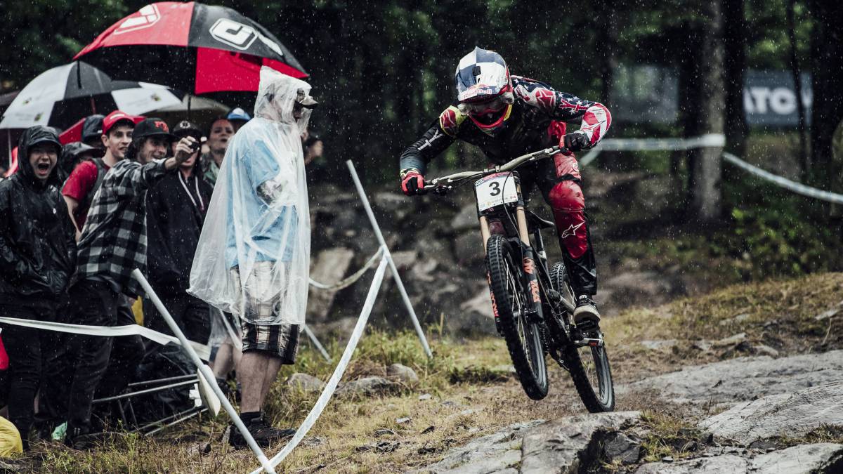 Aaron Gwin Mont Sainte Anne Copa del Mundo DH 2017
