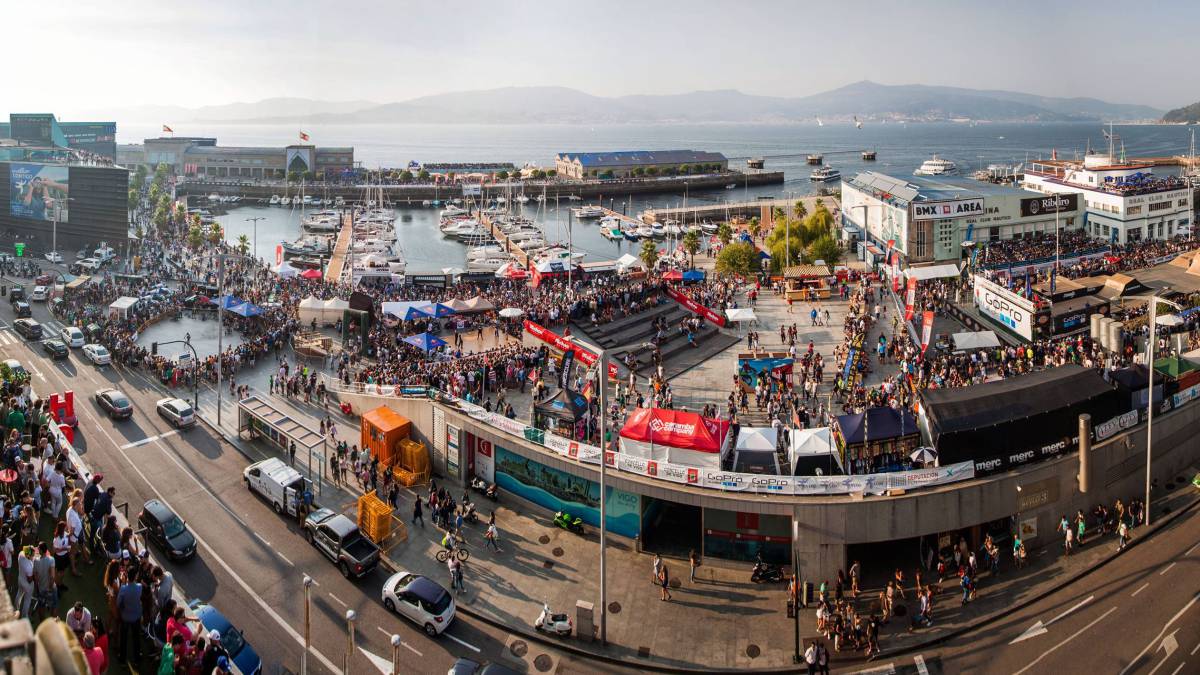 Vista general del O'Marisquiño 2016 Vigo deportes de acción