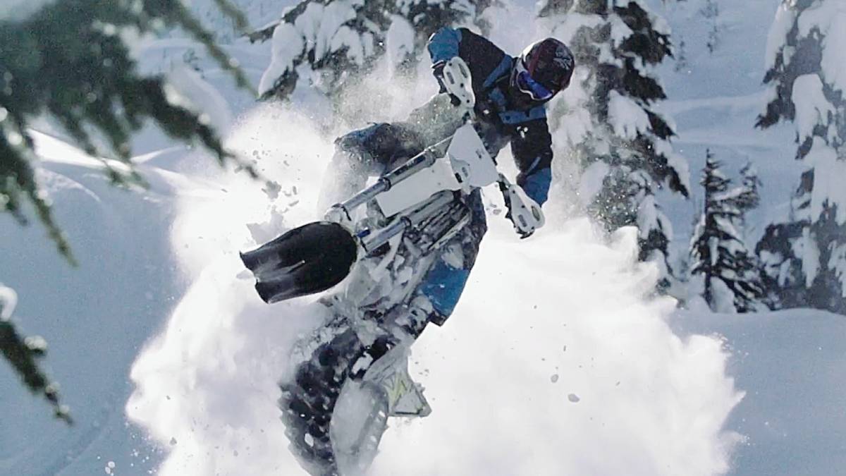 berrecloth snowbike mx video