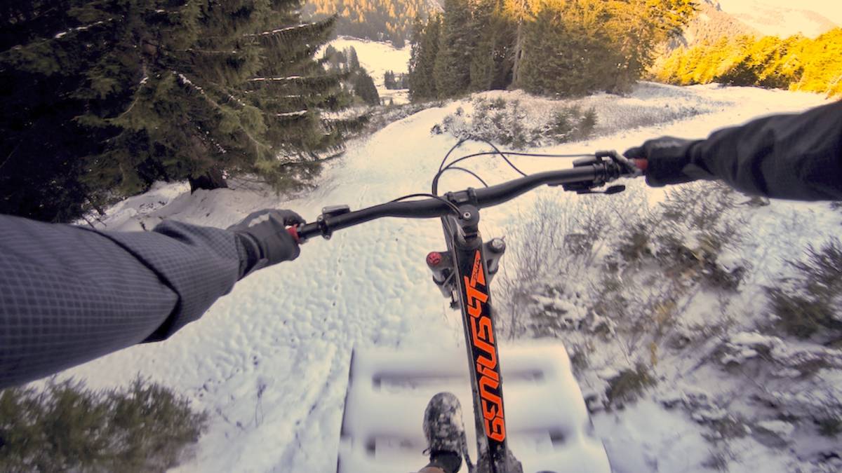 Vincent Tupin gopro chatel bikepark snow