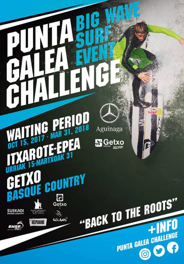 Cartel Punta Galea Challenge evento surf olas grandes getxo