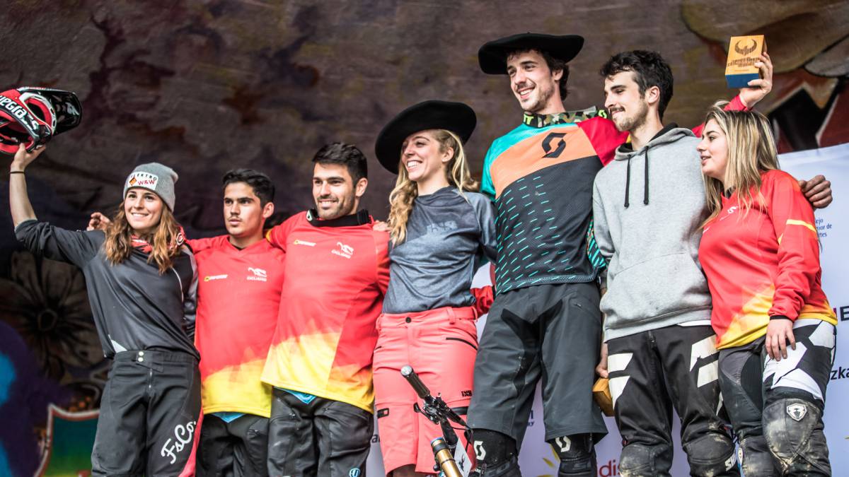 campeones bilbao downhill 2018, descenso urbano mtb dh
