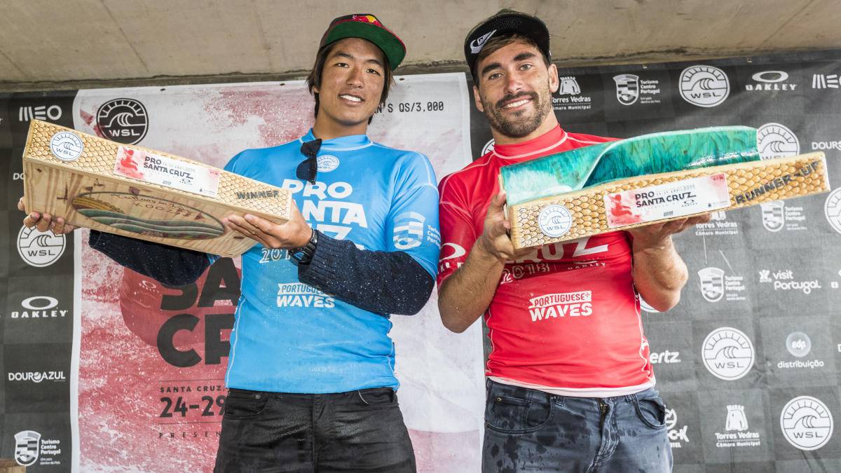 kanoa igarashi aritz aranburu campeon subcampeon pro santa cruz oakley 2018 qs 3000