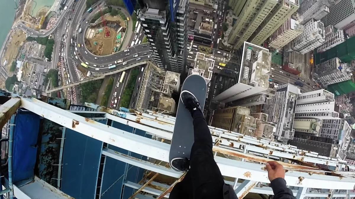 Cheung Jai, skate rascacielos hong kong