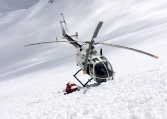 Herido grave un esquiador al caer por un acantilado arrastrado por una avalancha