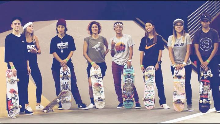 chicas street league skateboarding sls deportes accion