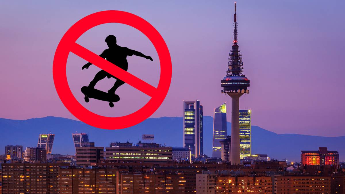 ¿Prohibido patinar en Madrid?