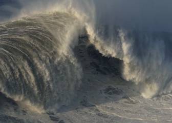 Nuno Dias capta en un vídeo la belleza hipnótica de las olas gigantes de Nazaré