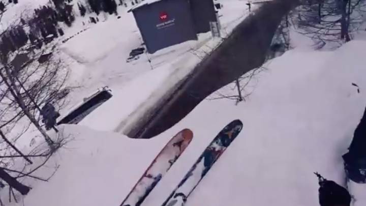 caida jakob neuhauser obertauern austria esqui freeride backcountry fuera pistas instagram carretera gap 6 metros nieve