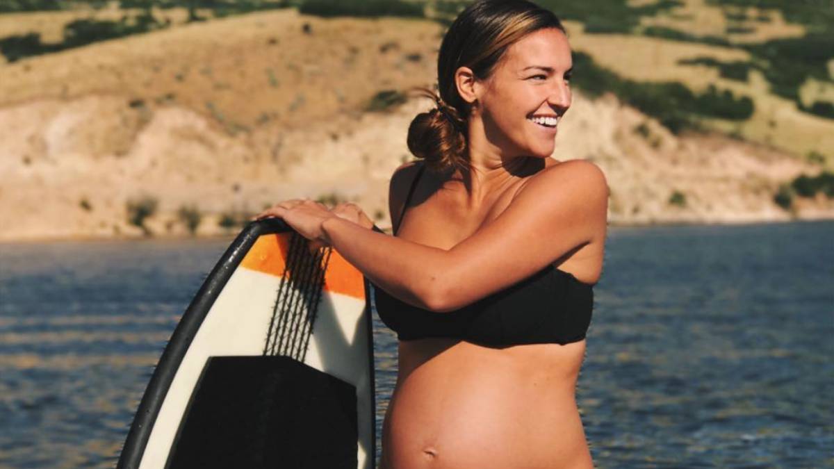 heather mcallister roberts esposa ethan roberts nitro circus wake embarazo bikini negro tabla