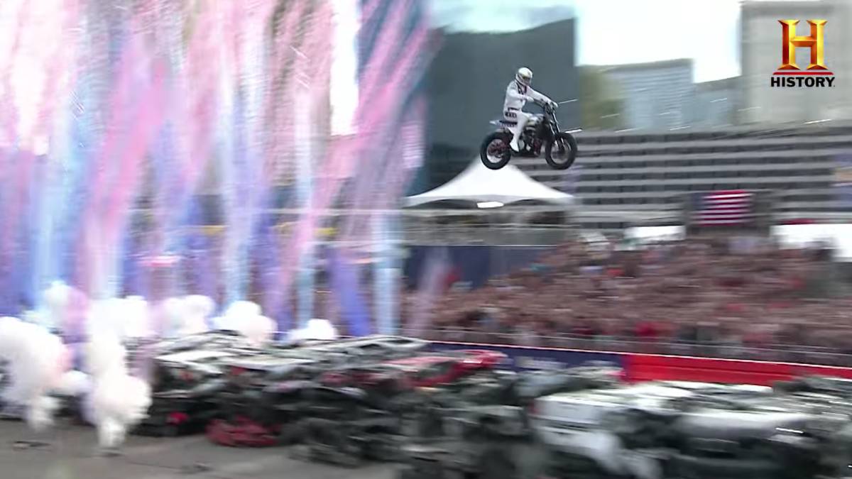 Travis Pastrana, homenaje a Evel Knievel