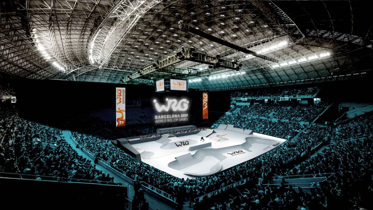 render palau sant jordi world roller games barcelona 2019