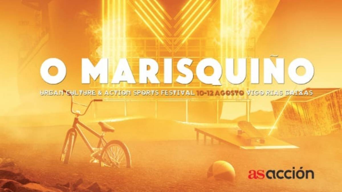 O'Marisquiño - As Acción festival deportes acción vigo españa sorteo experiencia vip cartel bmx skate pelota m